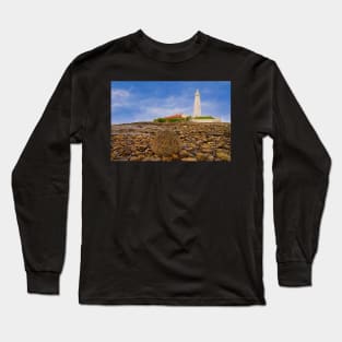 St Marys Lighthouse Whitley Bay Long Sleeve T-Shirt